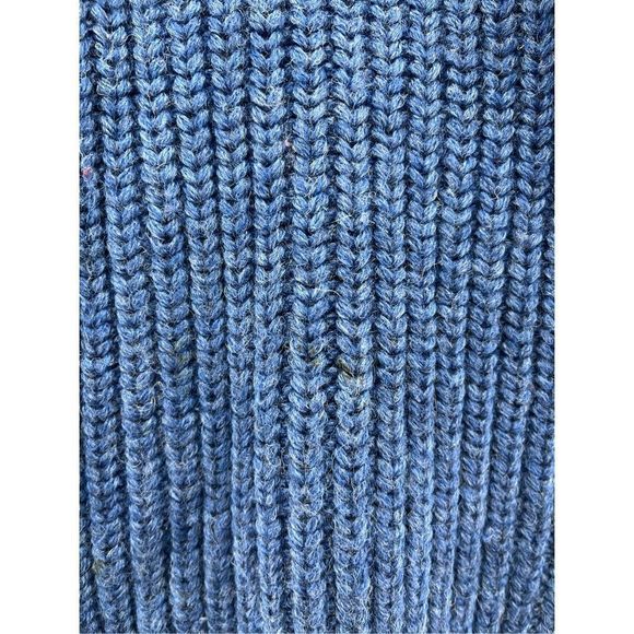 Vintage Carbery Ireland 100% Pure New Wool Sweater Navy Pullover Knit‎ - Picture 14 of 15